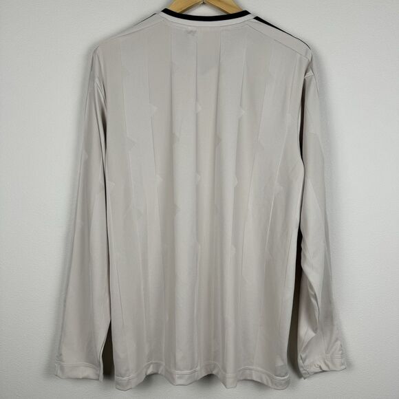Adidas Sportswear Tiro Long Sleeve Jacquard Soccer Jersey IW3598 Beige Size M - Picture 8 of 8